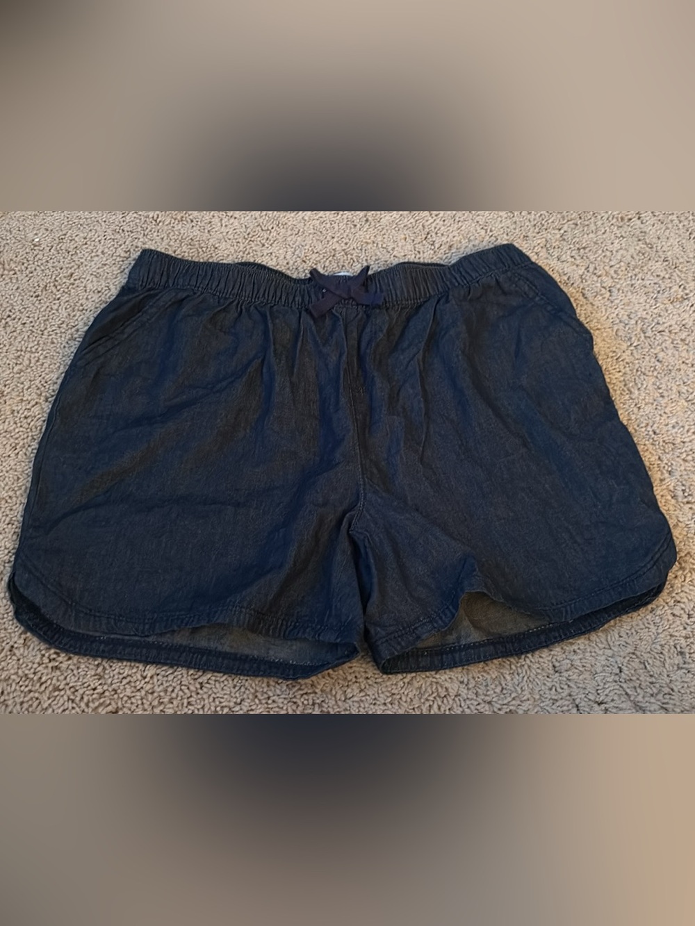 The Children's Place Navy Girls Athletic Drawstring Shorts